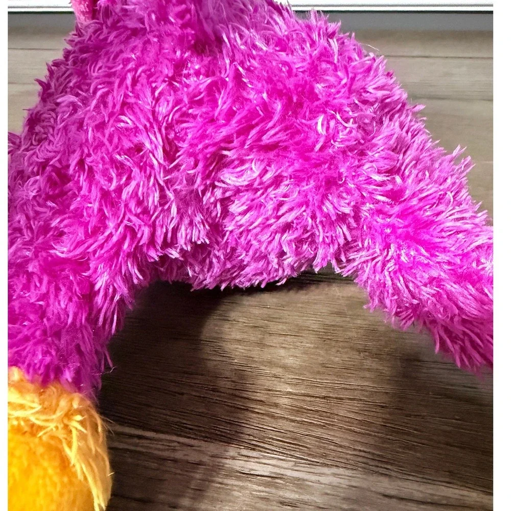 Pink Purple‎ Monkey Plush Stuffed Animal Hug Me Heart Valentines Toy 12 Inch